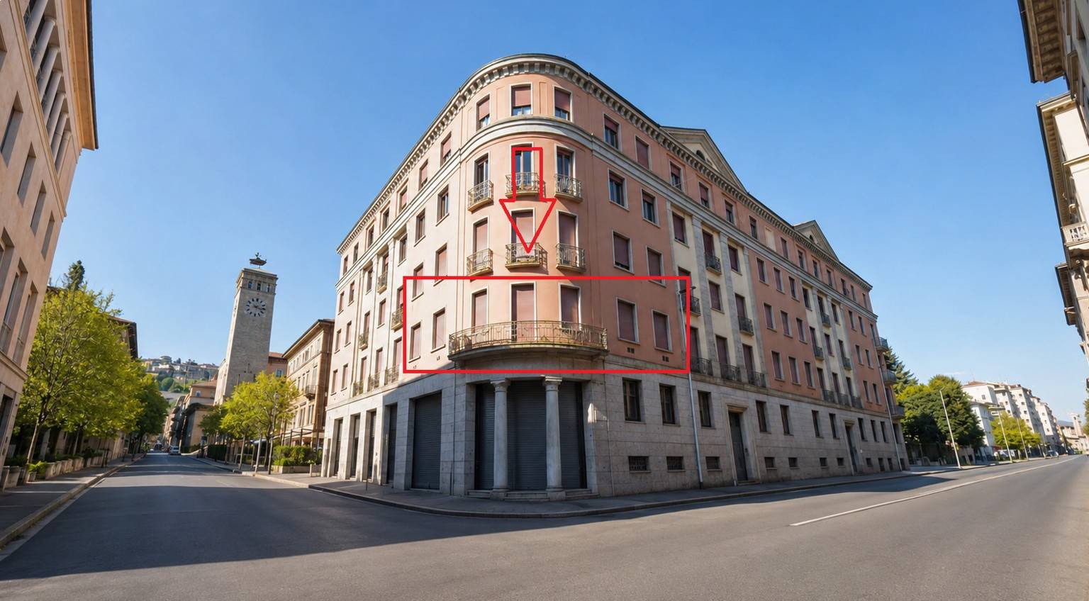 BERGAMO VIA VERDI/ VIA LOCATELLI VENDESI IN PRESTIGIOSA ZONA UFFICIO DI RAPPRESENTANZA LOCATO A REFERENZIATO CONDUTTORE.