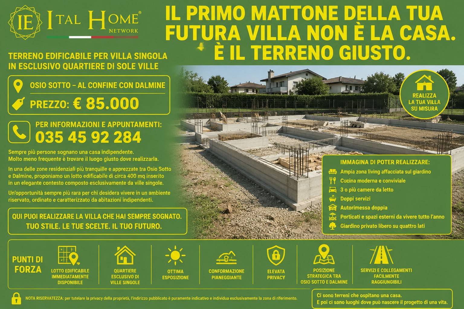 Terreno edificabile a Verdellino