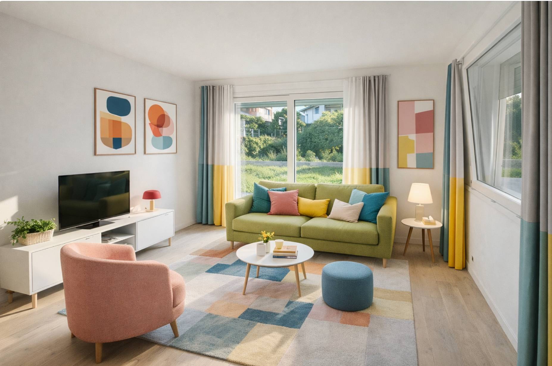 Appartamento indipendente con circa 150 mq di giardino privato e garage doppio già compreso nel prezzo