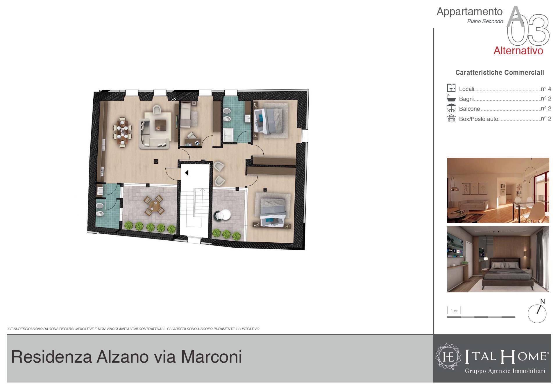 Attico a Alzano Lombardo