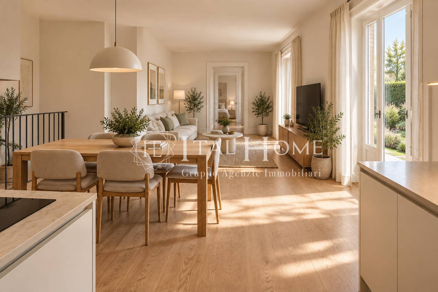 Nuovo Appartamento in Villa con doppi Servizi, Taverna, Giardino e Box Doppio.