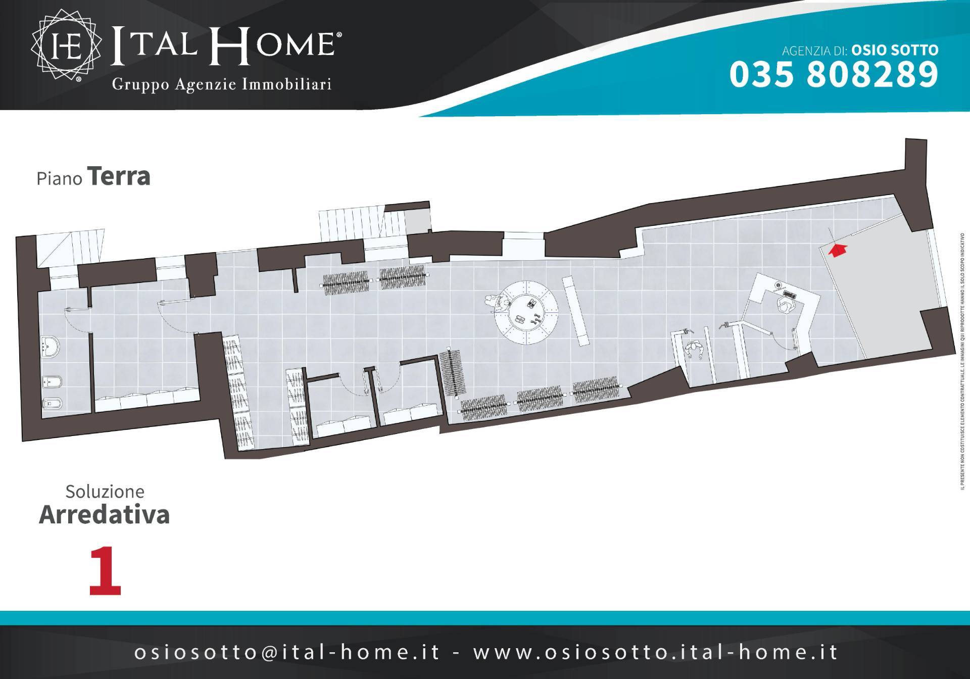 Locale commerciale a Osio Sotto